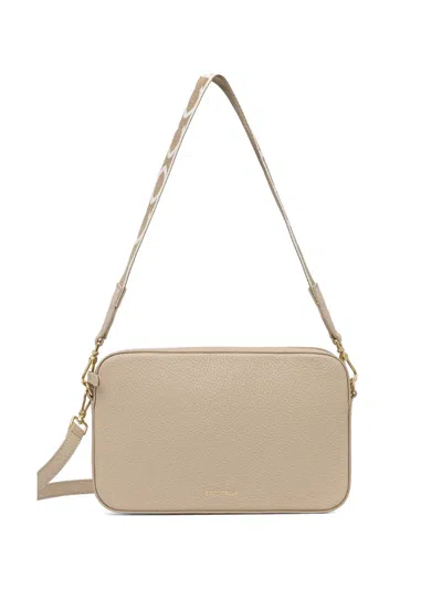 Coccinelle Small Tebe Cross Body Bag In Neutral