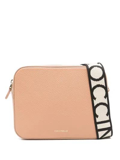 Coccinelle Small Tebe Crossbody Bag In 褐色