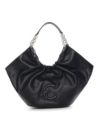Coccinelle Smash Leather Bag In Black