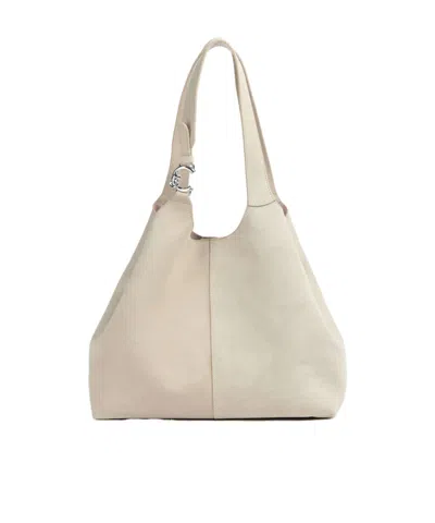 Coccinelle Snap-on Shoulder Bag In Brown