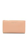 Coccinelle Soft Metallic Wallet In Neutrals