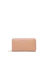 Coccinelle Soft Metallic Wallet In Skin