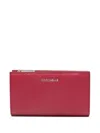 Coccinelle Soft Wallet In 粉色