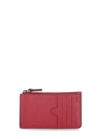 Coccinelle Stg Soft Wallet In Red
