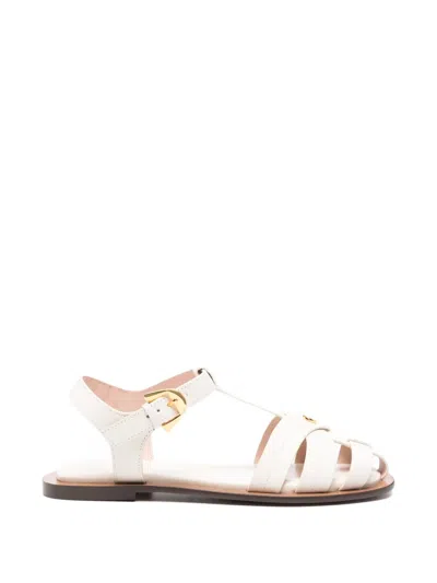 Coccinelle Strappy Leather Sandals In Multi