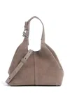 Coccinelle Structured Cowhide Leather Shoulder Bag With Adjustable Strap In Pink