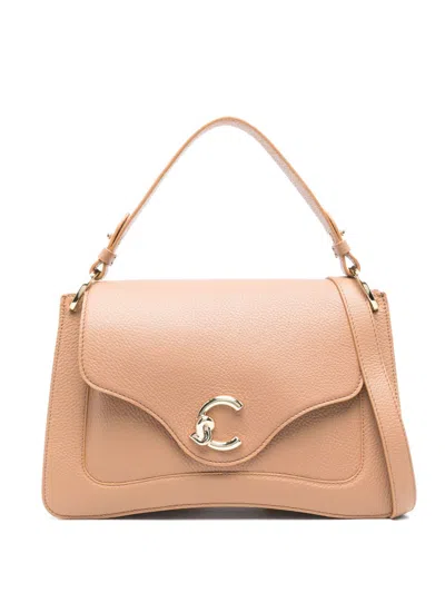 Coccinelle Stylish And Versatile Everyday Bag In Beige