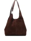 Coccinelle Suede Leather Shoulder Bag