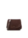 Coccinelle Suede Leather Shoulder Bag