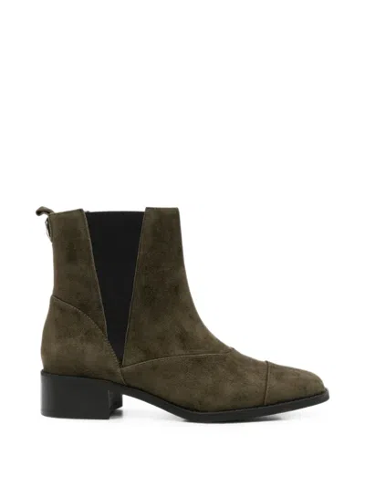 Coccinelle Suede-finish Ankle Boots In Multi