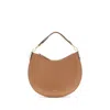 Coccinelle Large Sunup Half-moon Calfskin Shoulder Bag