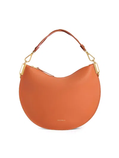 Coccinelle Sunup Medium Hobo Bag In Orange