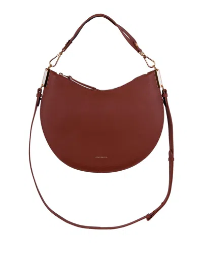 Coccinelle Sunup Medium Shoulder Bag In Brown