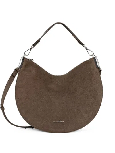 Coccinelle Sunup Shoulder Bag In Brown