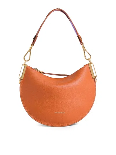 Coccinelle Sunup Small Shoulder Bag In Pink