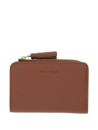 Coccinelle Tassel-detail Wallet In Brown