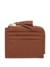 Coccinelle Tassel Zip Wallet In Brown