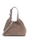 Coccinelle Structured Cowhide Leather Shoulder Bag With Adjustable Strap In Pink