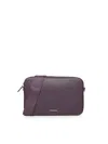 Coccinelle Tebe Small Shoulder Bag In Purple