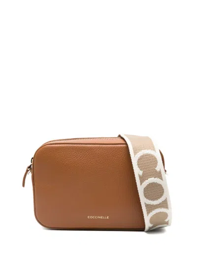 Coccinelle Tebe Cross Body Bag In Nude