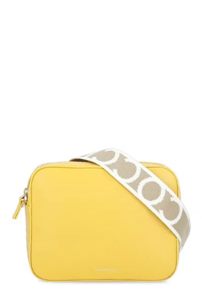 Coccinelle Tebe Shoulder Bag In Yellow
