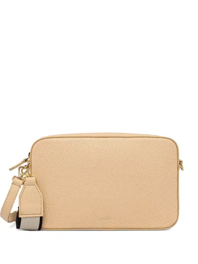 Coccinelle Tebe Zip Cross Body Bag In Nude