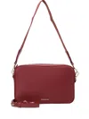 Coccinelle Textured Strap Shoulder Bag In Red