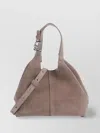 Coccinelle Structured Cowhide Leather Shoulder Bag With Adjustable Strap