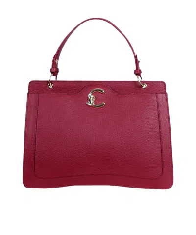 Coccinelle Top Handle Shoulder Bag In Red