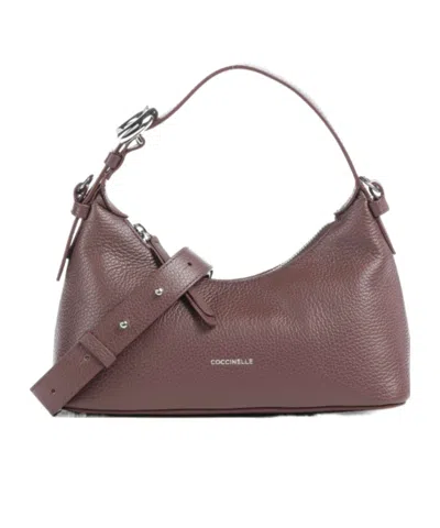 Coccinelle Top-handle Shoulder Bag In Brown
