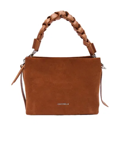 Coccinelle Top-handle Shoulder Bag In White