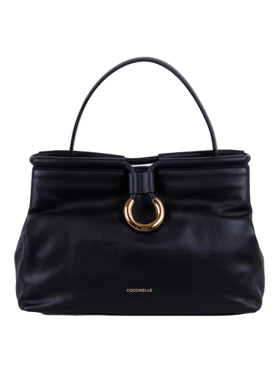 Coccinelle Tote Bag In Black