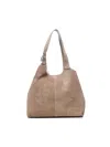 Coccinelle C-easy Large Tote Bag In Neutral