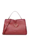 Coccinelle Tubular Knot Leather Tote Bag In Pattern