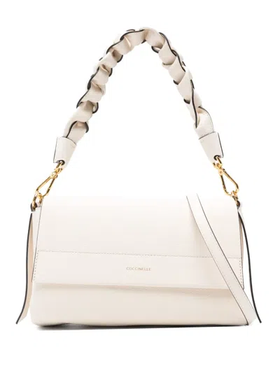 Coccinelle Twisted-strap Shoulder Bag In Neutral