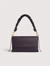 Coccinelle Two-sided Leather Shoulder Bag Boheme Grana Double Small