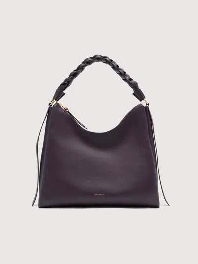 Coccinelle Two-sided Leather Shoulder Bag Boheme Medium