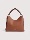 Coccinelle Two-sided Leather Shoulder Bag Boheme Medium In Multi