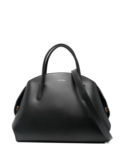 Coccinelle Tylde Calf Bags In Black