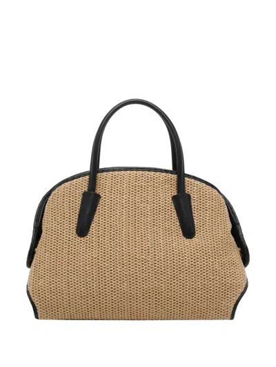 Coccinelle Tylde Woven Tote Bag In Blue