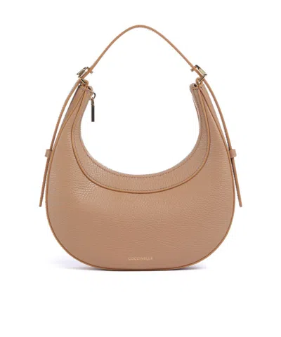Coccinelle Underarm Shoulder Bag In Nude
