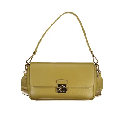 Coccinelle Verde Leather Women Handbag In Green