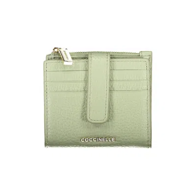 Coccinelle Verde Leather Women Women's Wallet In Green