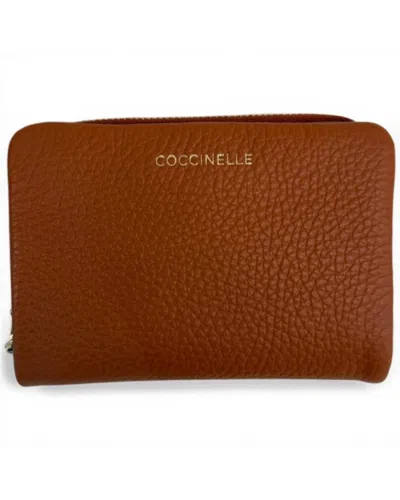 Coccinelle Wallet C-me Woman Crab Leather Granata In Other