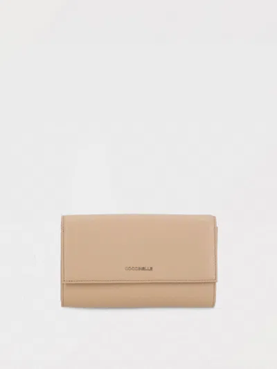 COCCINELLE WALLET COCCINELLE WOMAN COLOR BEIGE,G80802022