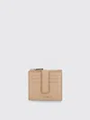 Coccinelle Metallic Soft Wallet In Brown
