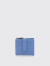 Coccinelle Metallic Soft Cards Holder In Blau