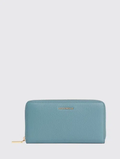 Coccinelle Wallet  Woman Color Blue In Gray