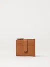 Coccinelle Metallic Soft Wallet In Brown