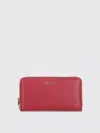 Coccinelle Soft Wallet In Burgundy